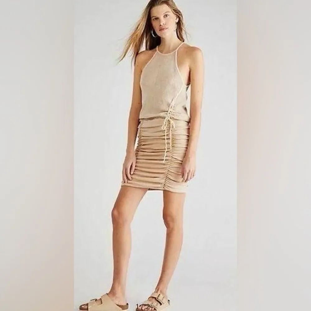 New Free People x FP One Katya Thermal Sand Mini Dress/ size XS
